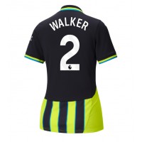 Manchester City Kyle Walker #2 Bortedrakt Dame 2024-25 Kortermet